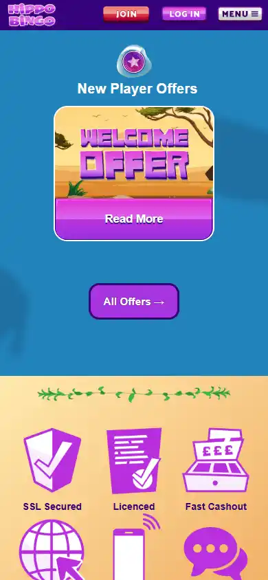 Hippo Bingo Casino screenshot 6