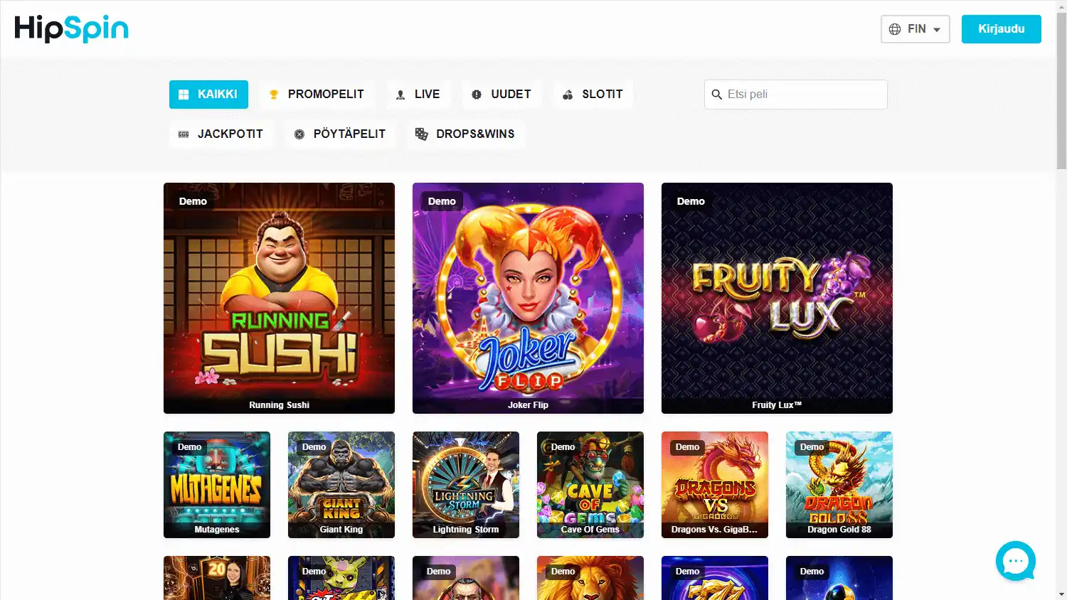 HipSpin Casino screenshot 2