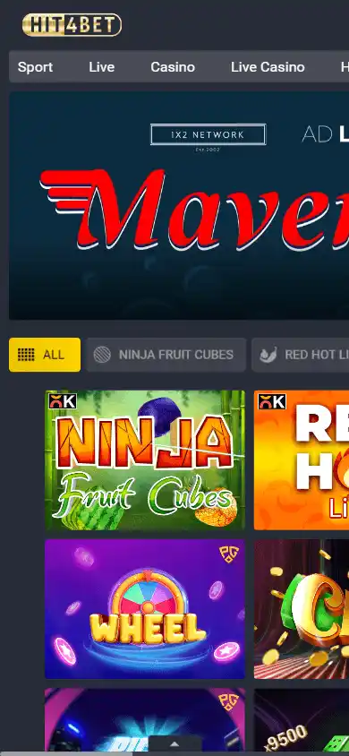 Hit4Bet Casino screenshot 4