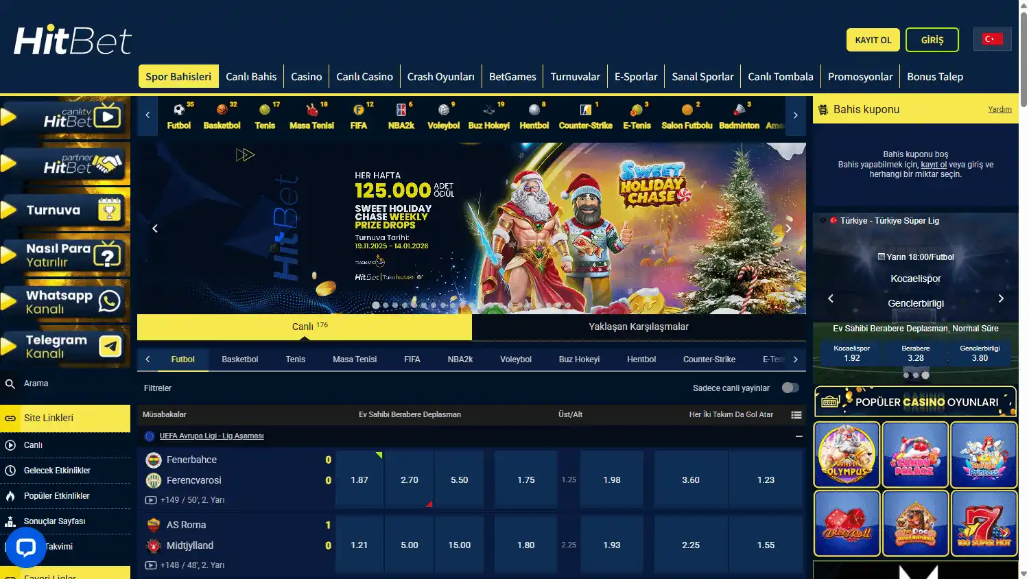 HitBet Casino screenshot 1
