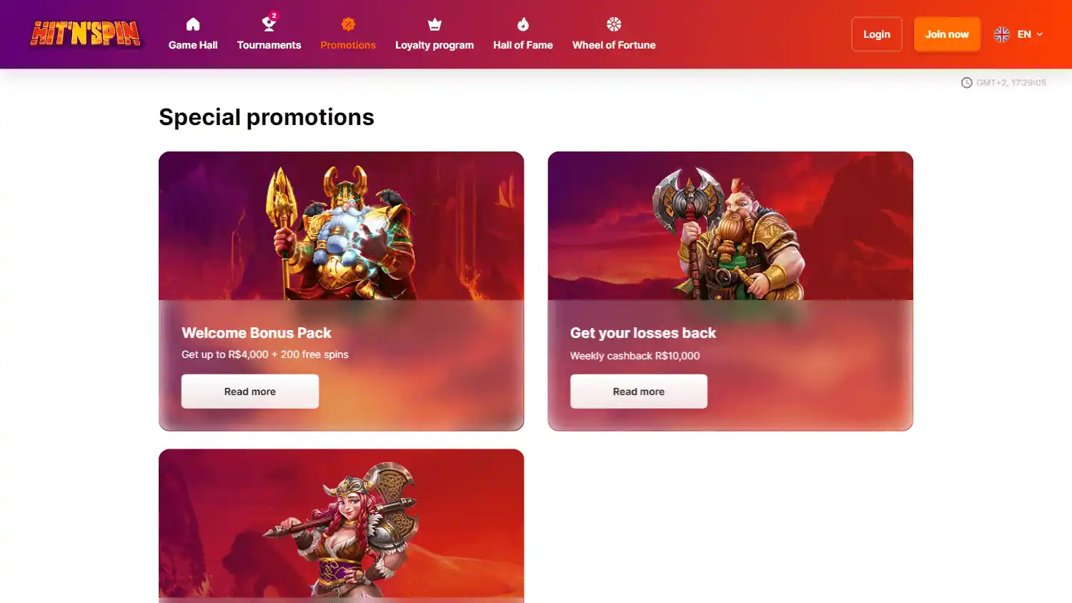 HitNSpin Casino screenshot 3