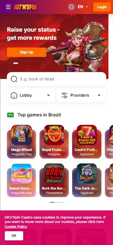 HitNSpin Casino screenshot 4