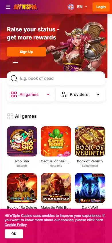 HitNSpin Casino screenshot 5