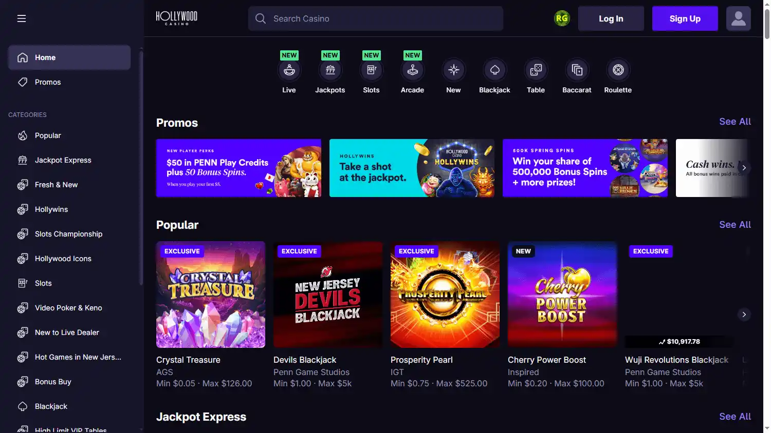 Hollywood Casino screenshot 1