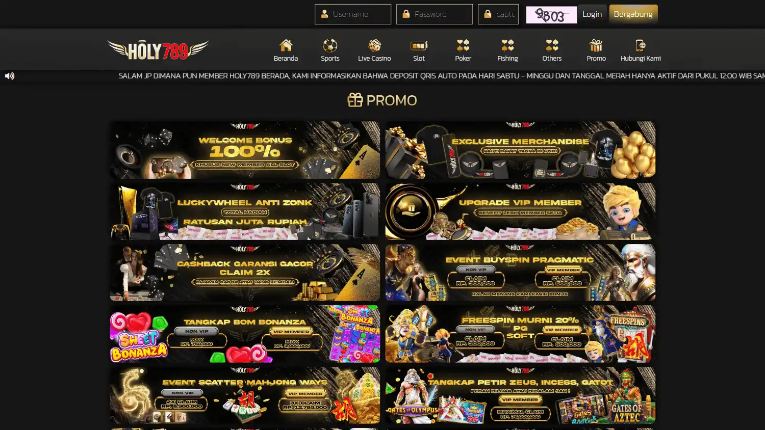 Holy789 Casino screenshot 2