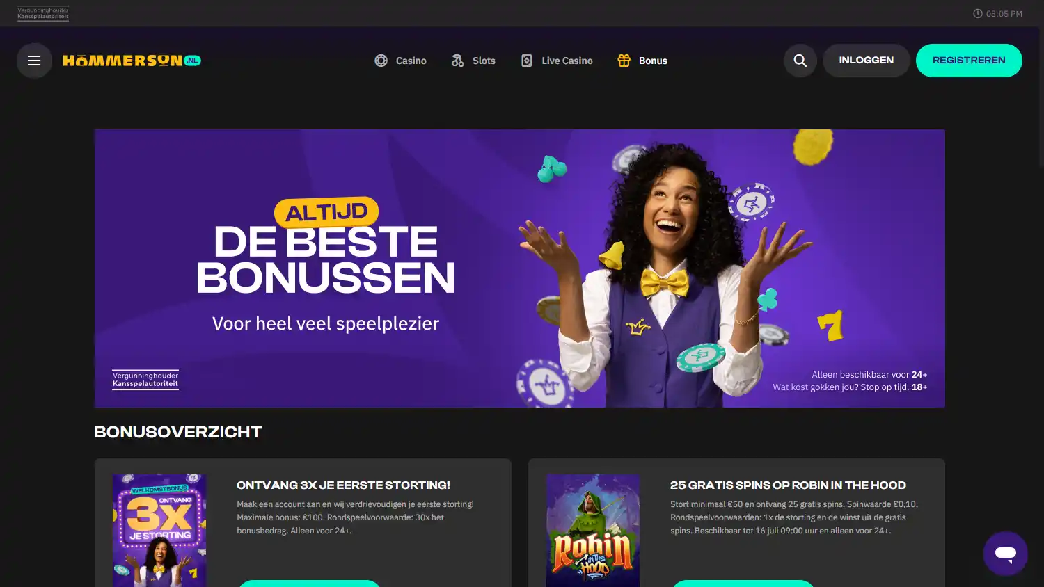 Hommerson Casino screenshot 3