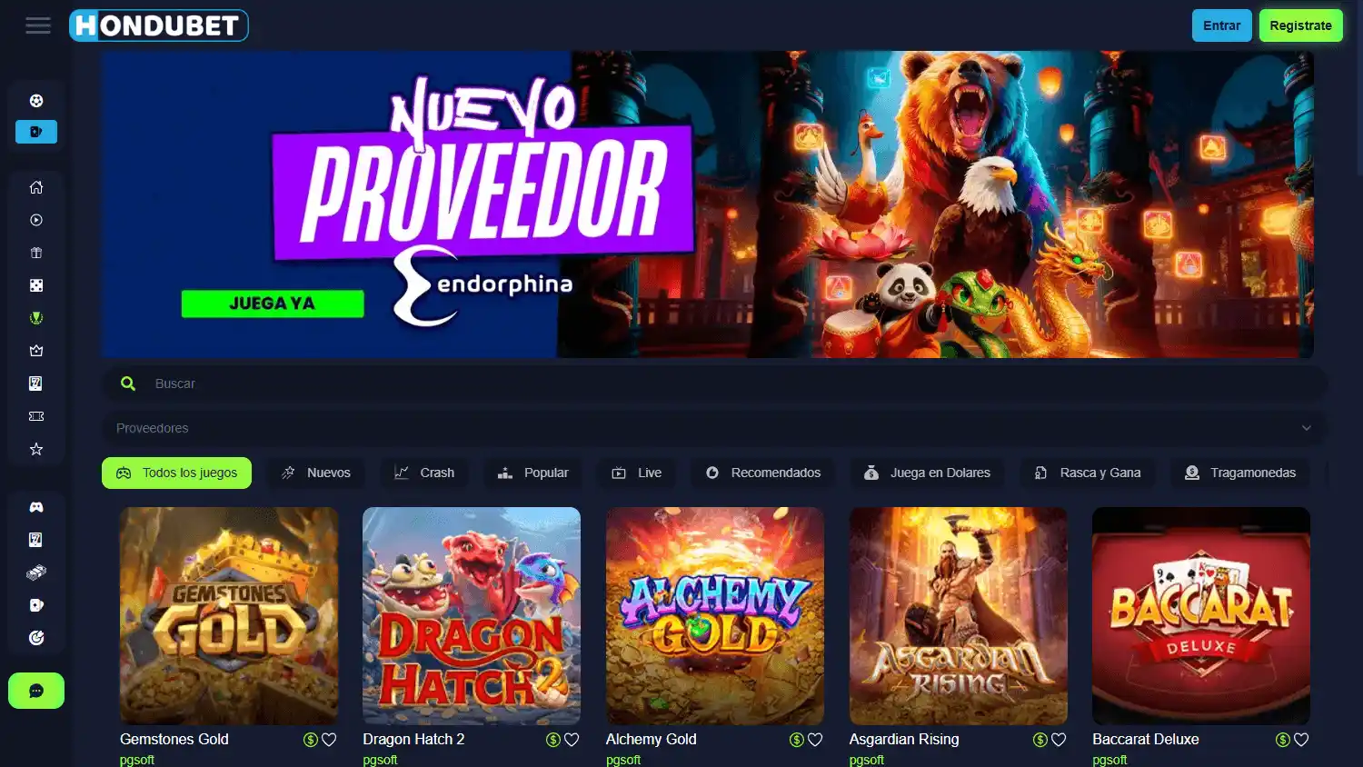 Hondubet Casino screenshot 2