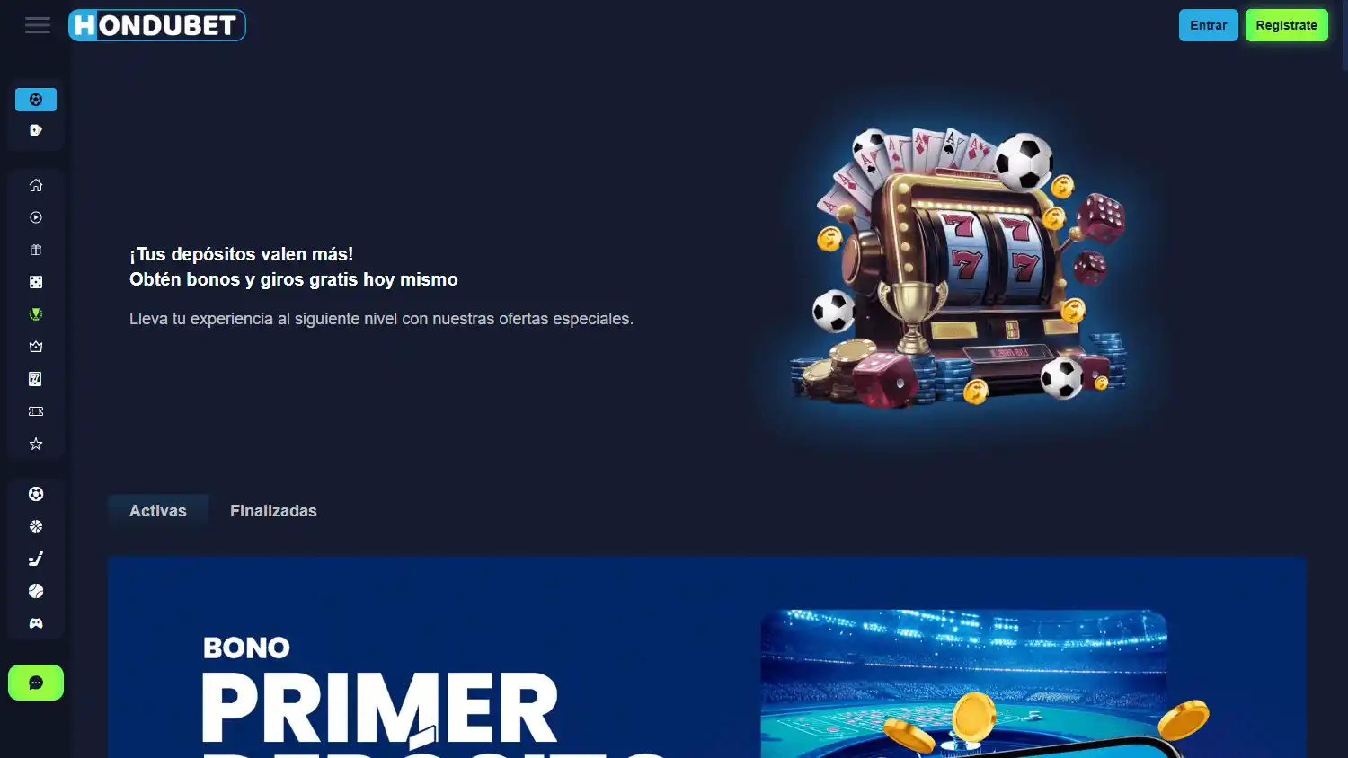 Hondubet Casino screenshot 3