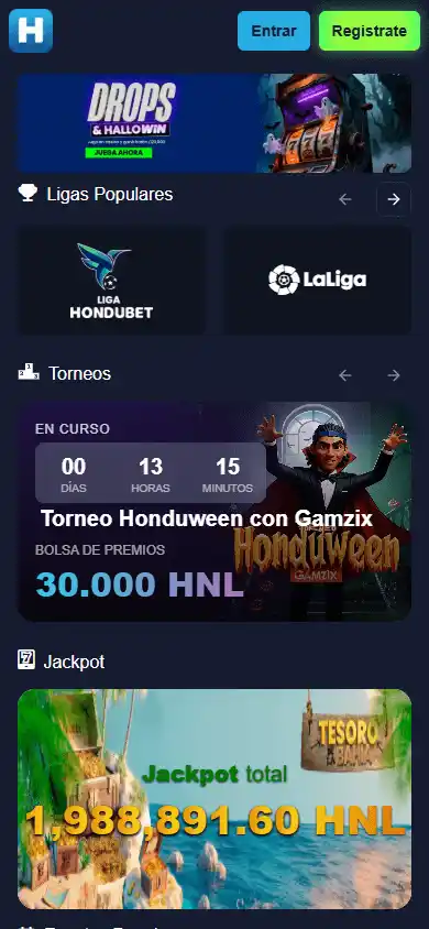 Hondubet Casino screenshot 4