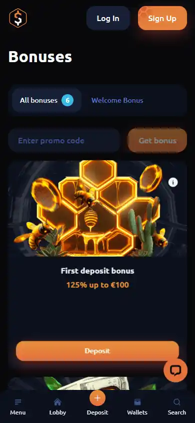 Honey Money Casino screenshot 6