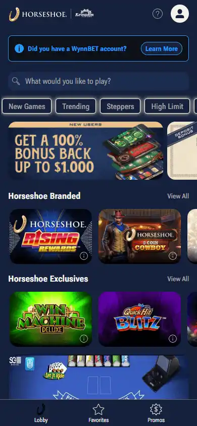 Horseshoe Casino screenshot 4