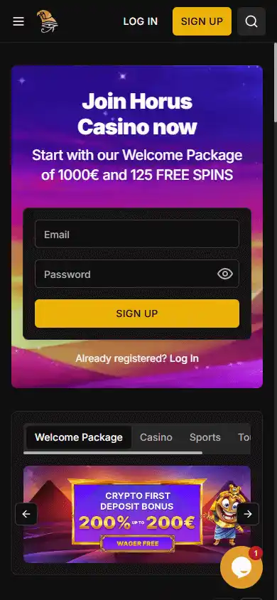 Horus Casino screenshot 4
