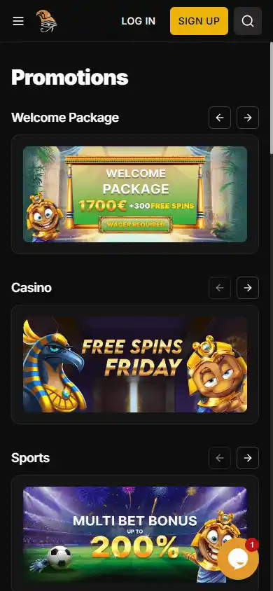 Horus Casino screenshot 6