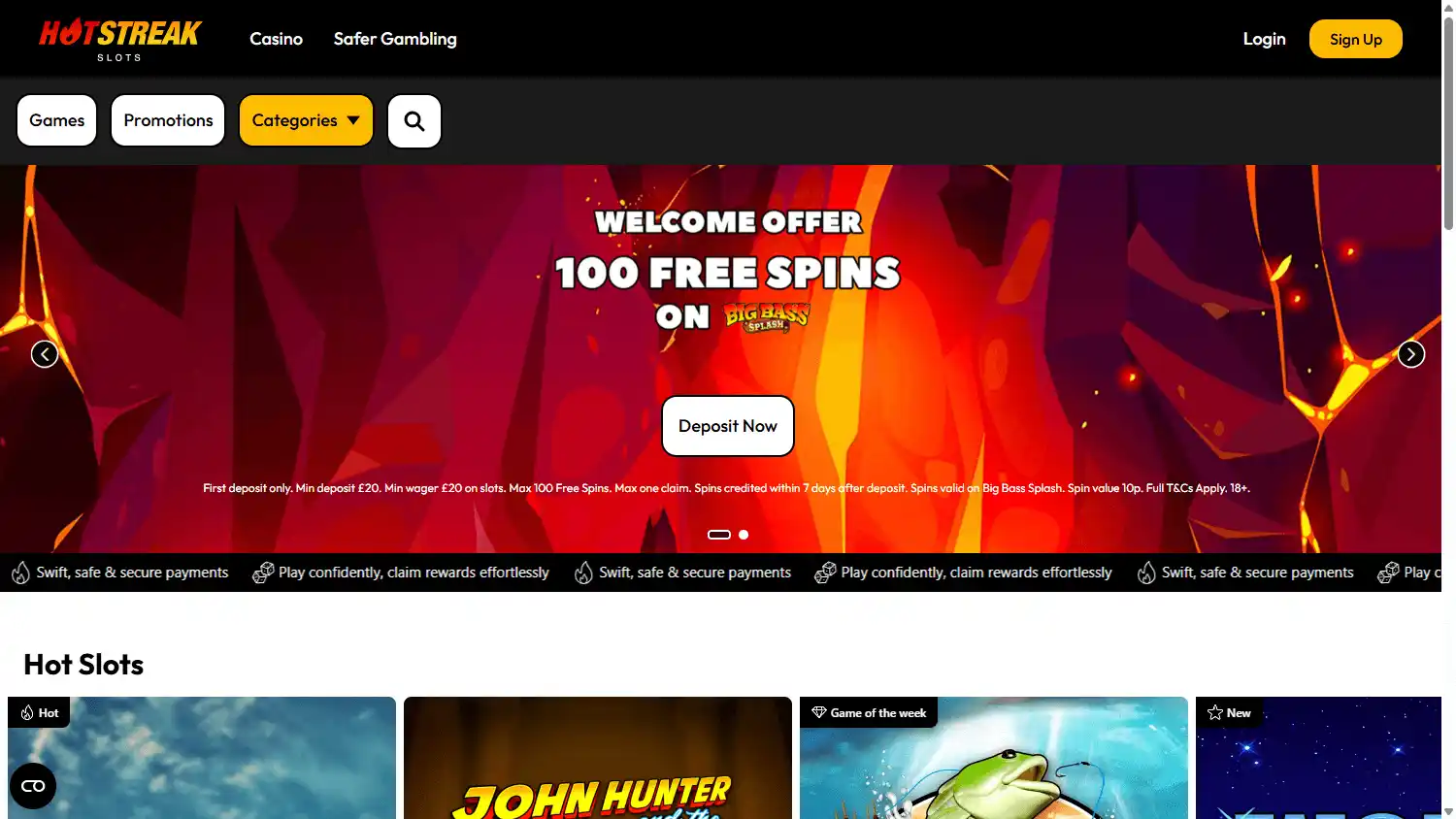 Hot Streak Casino screenshot 1