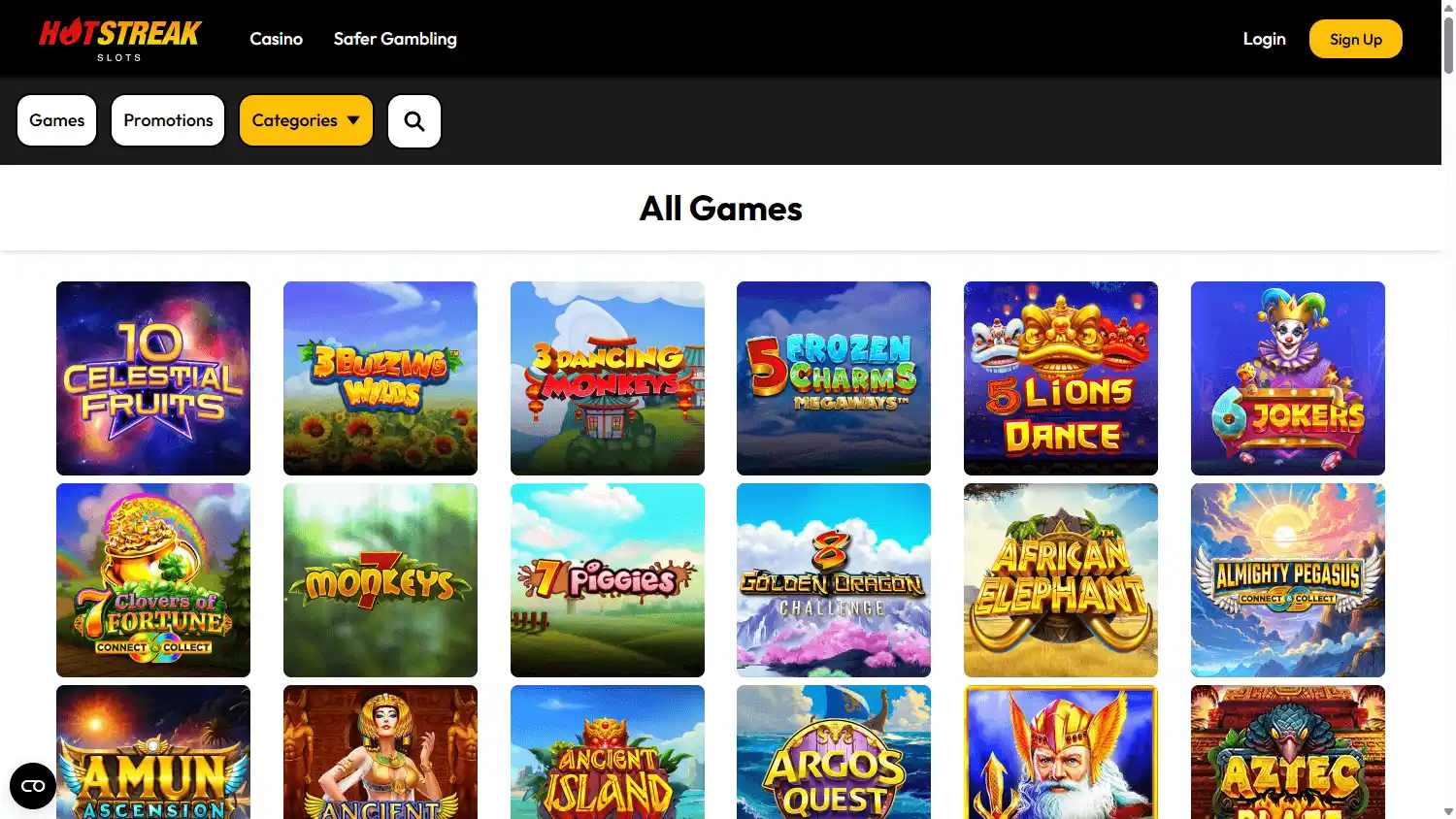 Hot Streak Casino screenshot 2