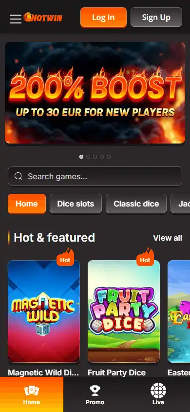 Hot Win Casino screenshot 4