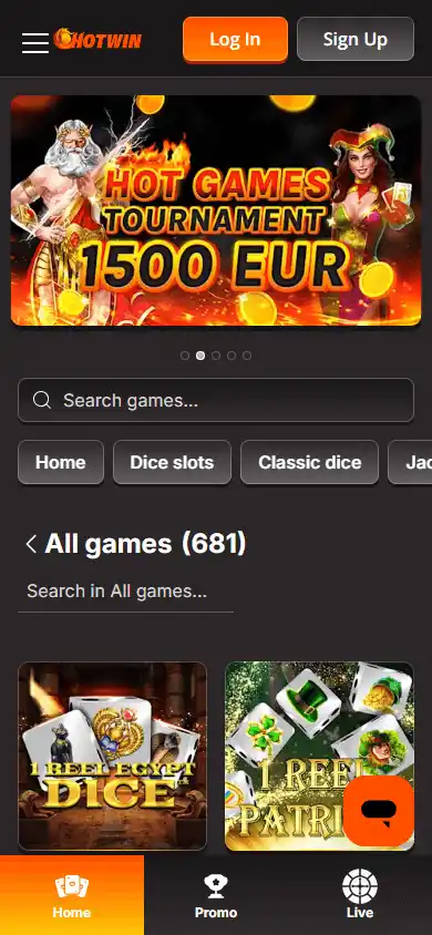 Hot Win Casino screenshot 5