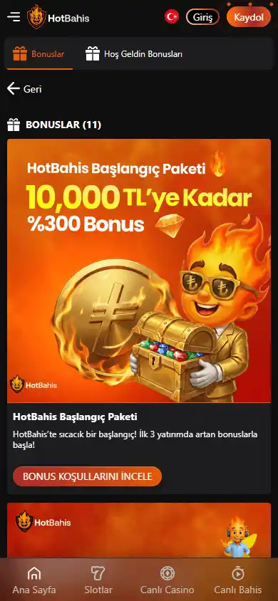 Hotbahis Casino screenshot 6