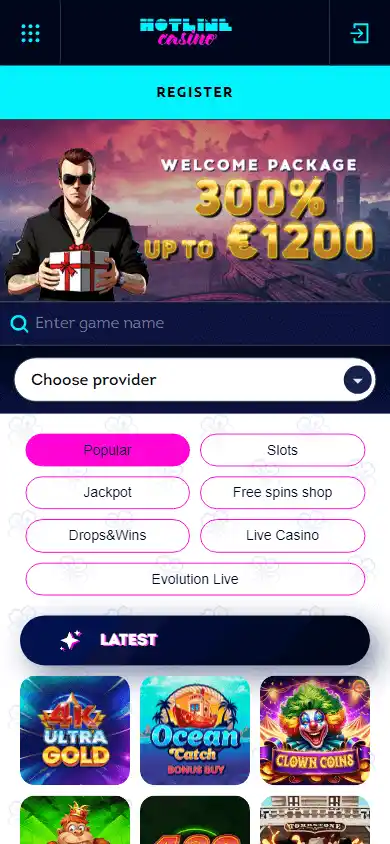 Hotline Casino screenshot 3