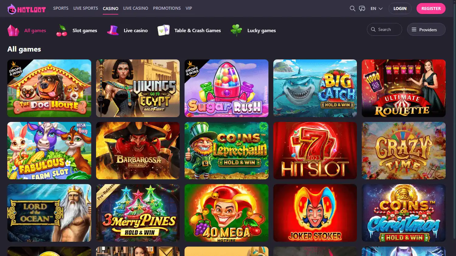 Hotloot Casino screenshot 1