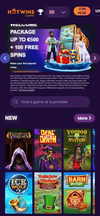 HotWins Casino screenshot 4
