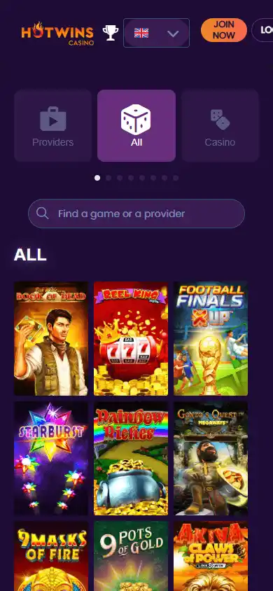 HotWins Casino screenshot 5