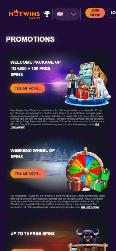 HotWins Casino screenshot 6