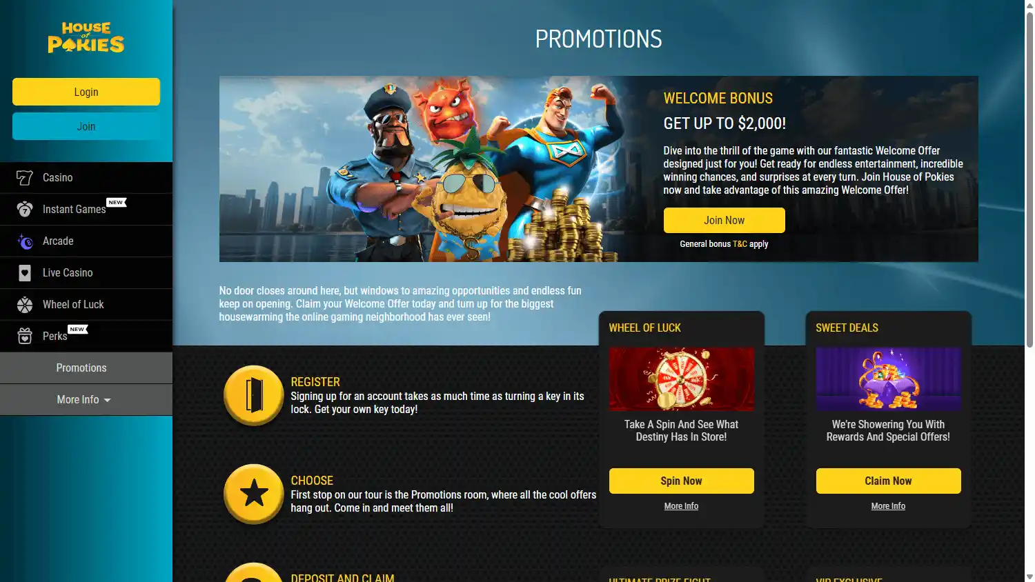 House Of Pokies Casino screenshot 2