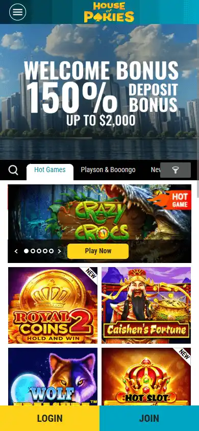 House Of Pokies Casino screenshot 3