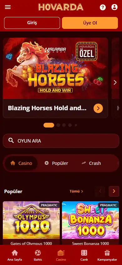 Hovarda Casino screenshot 5