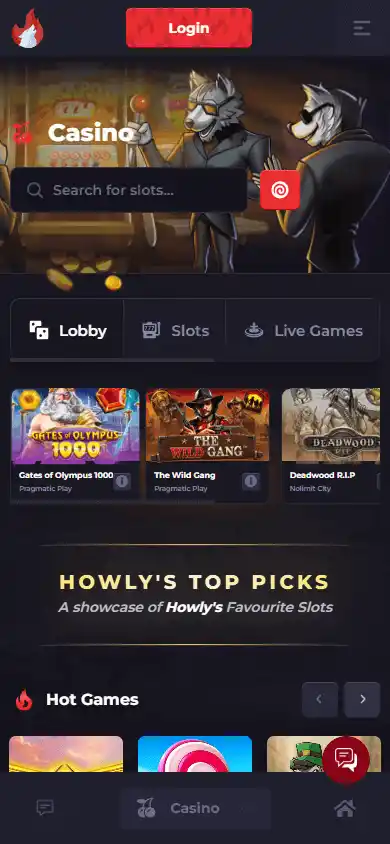 Howl Casino screenshot 4