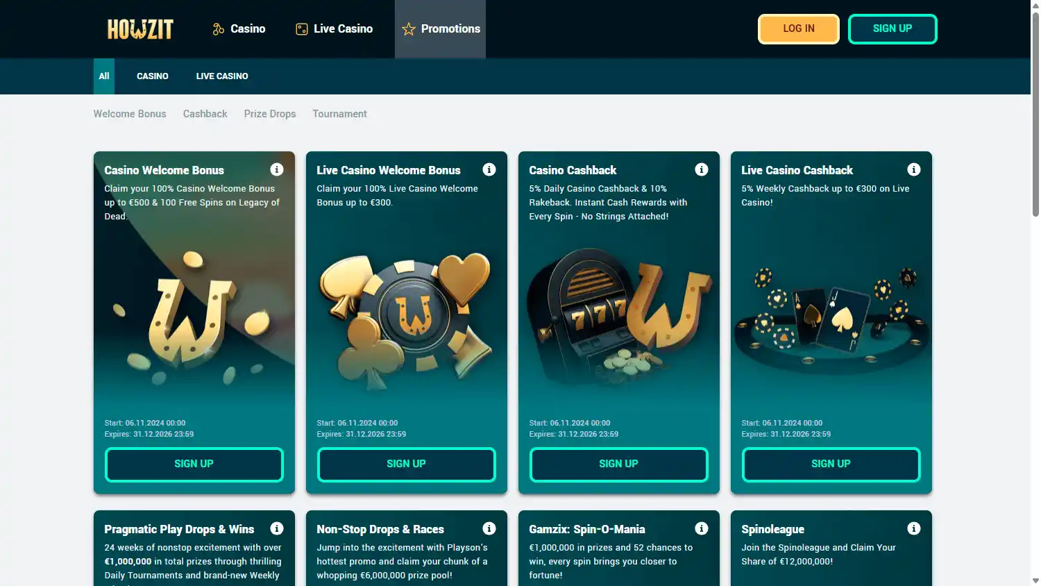 Howzit Casino screenshot 3