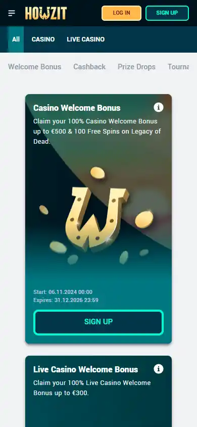Howzit Casino screenshot 6