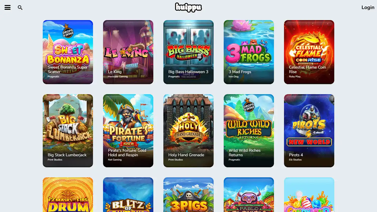 Huippukasino Casino screenshot 2