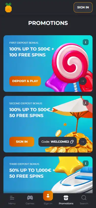 Hupi Slots Casino screenshot 6