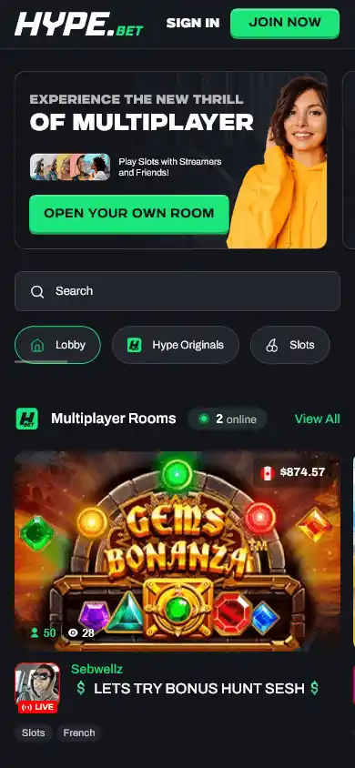 Hype.Bet Casino screenshot 4