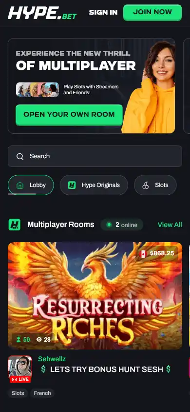 Hype.Bet Casino screenshot 5