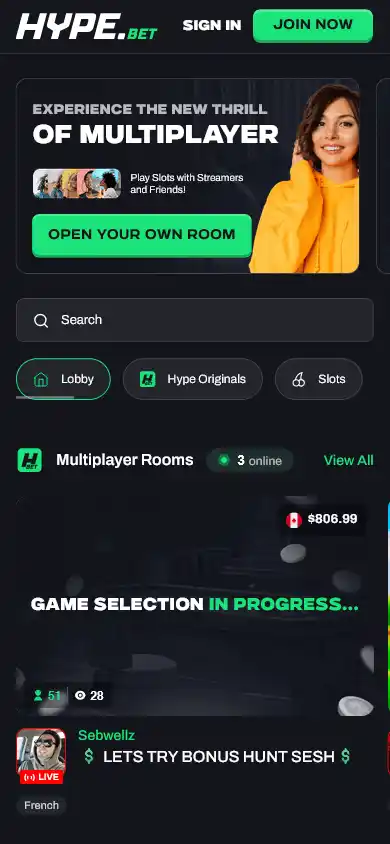 Hype.Bet Casino screenshot 6