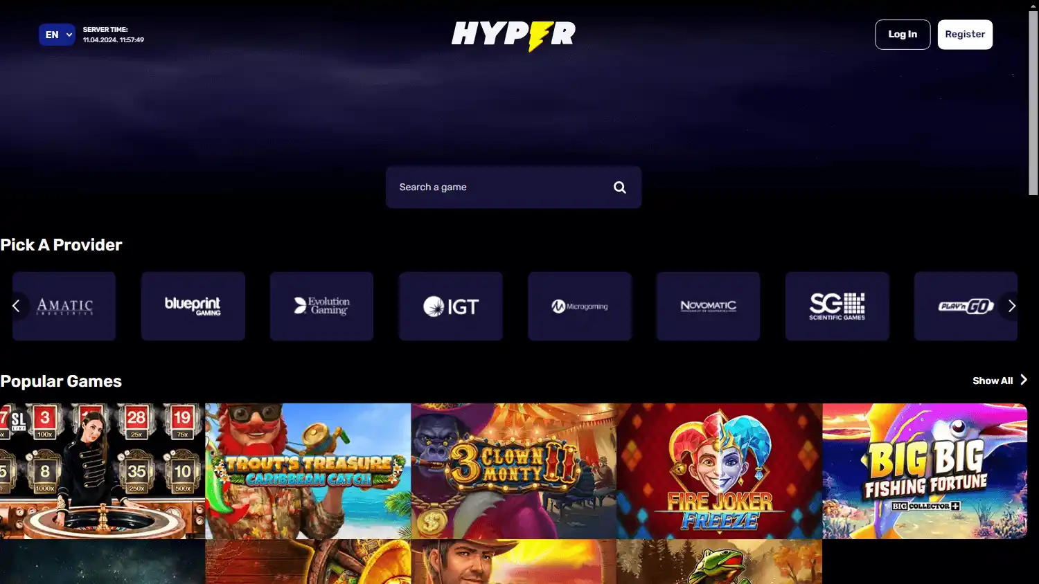 Hyper Casino screenshot 2