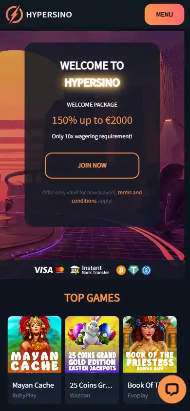 Hypersino Casino screenshot 4