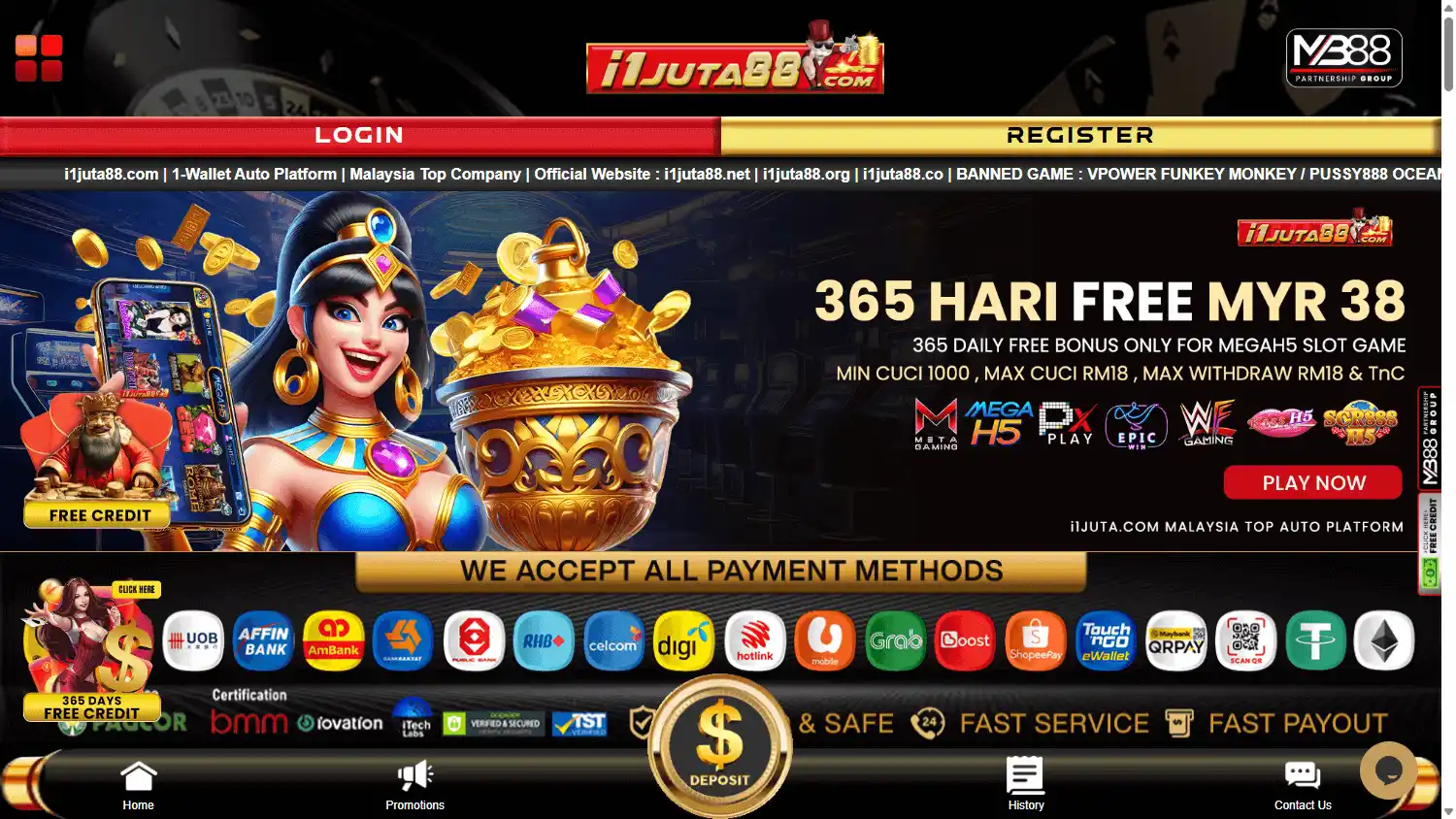 i1JUTA88 Casino screenshot 1