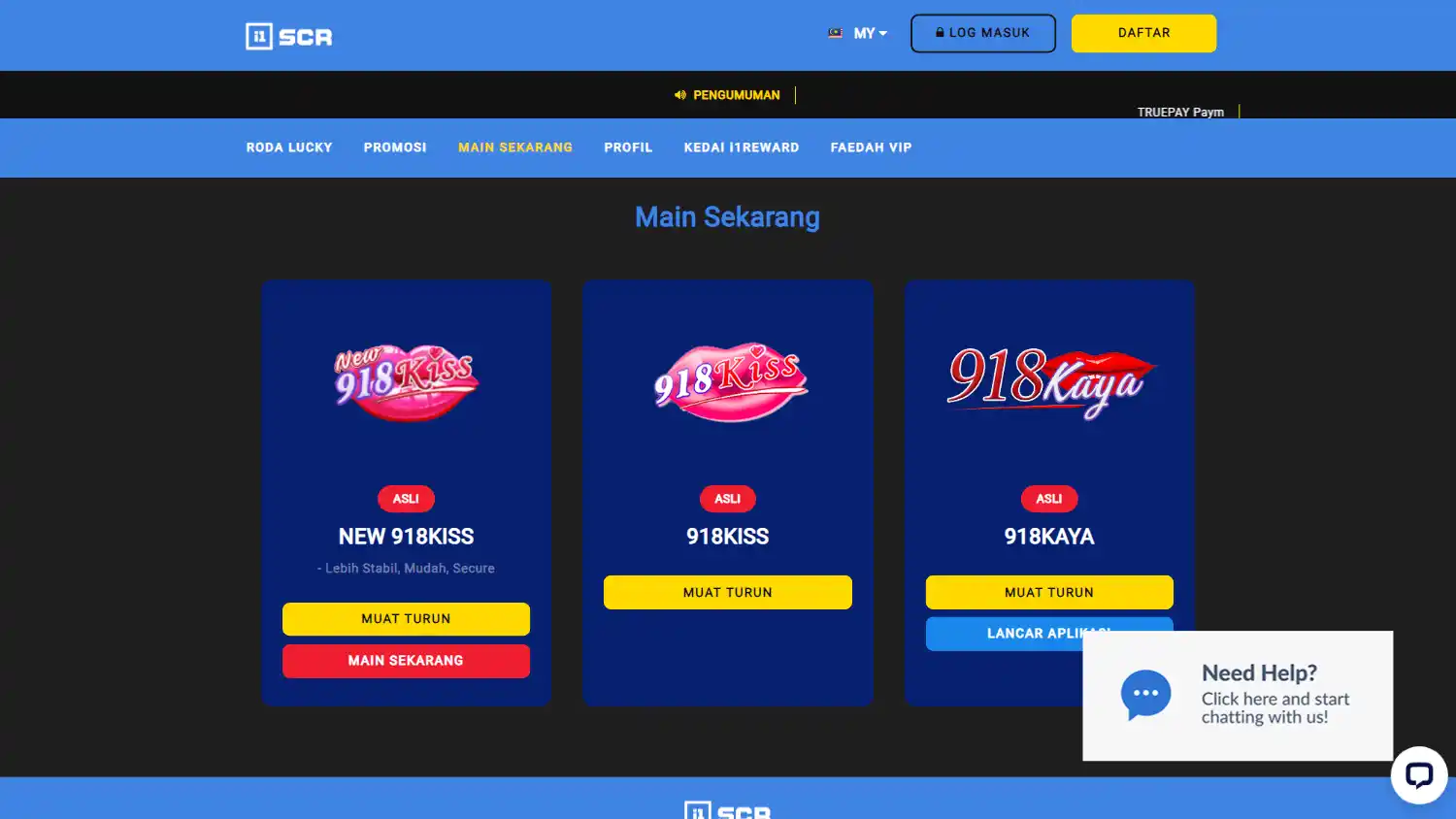 i1scr Casino screenshot 2