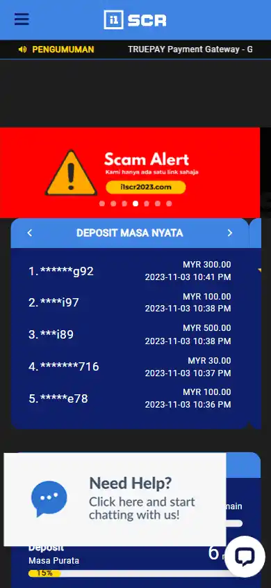 i1scr Casino screenshot 4