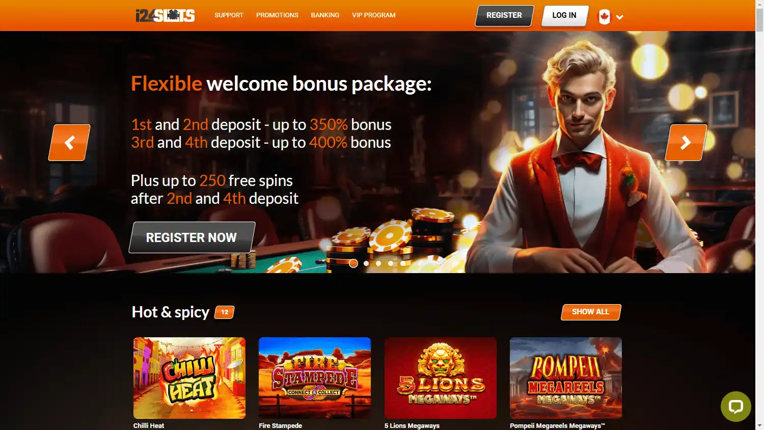 i24Slots Casino screenshot 1