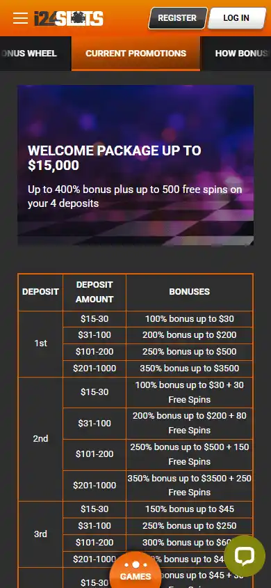 i24Slots Casino screenshot 6