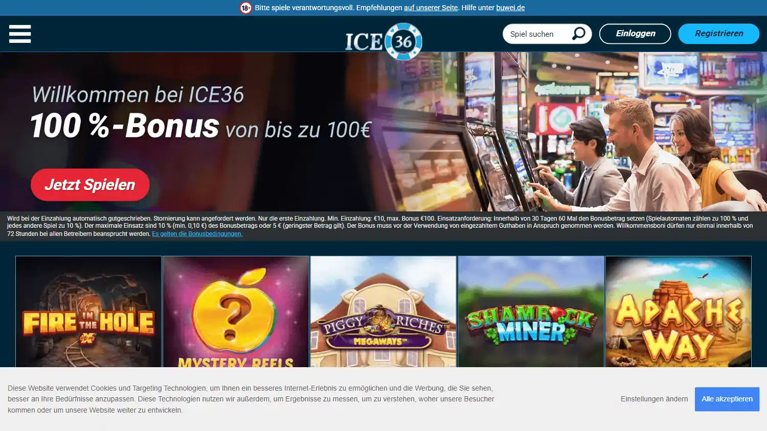 ICE36 Casino DE screenshot 1