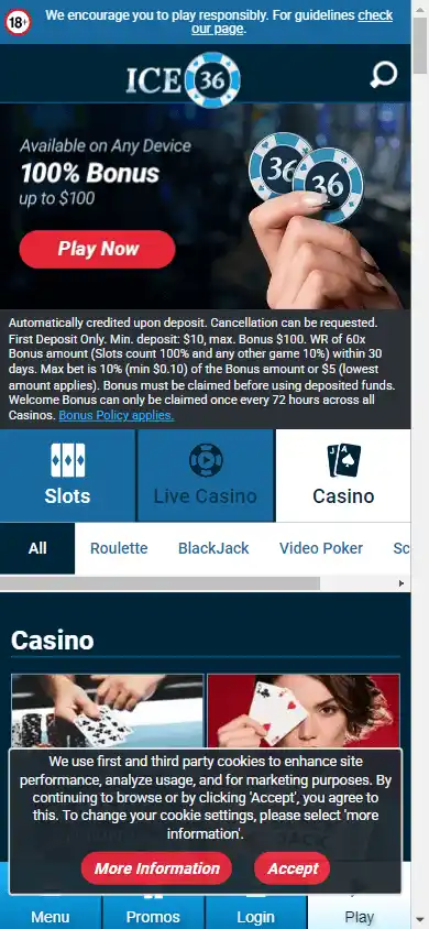 ICE36 Casino DK screenshot 6