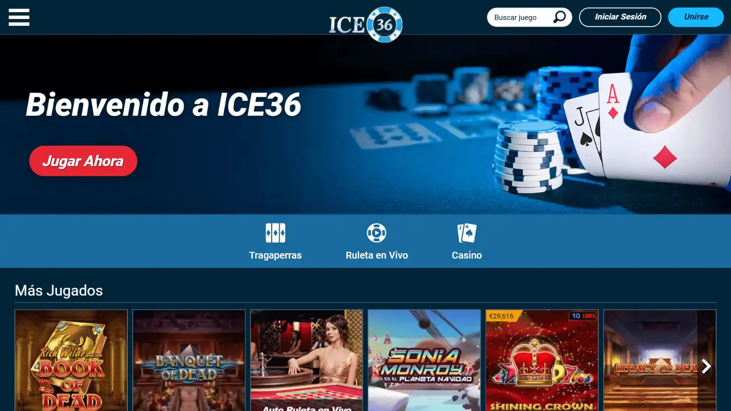 ICE36 Casino screenshot 1