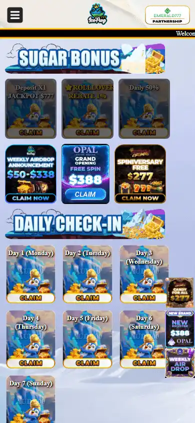 IceFrog777 Casino screenshot 4