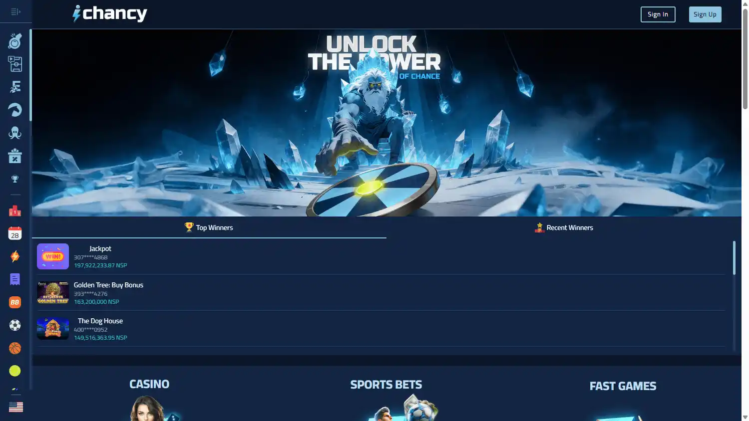 Ichancy Casino screenshot 1
